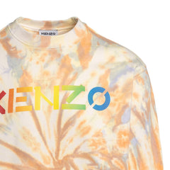 Moletom com logotipo de algodão Kenzo