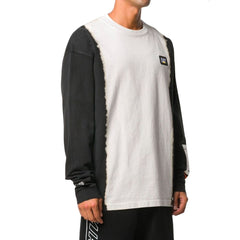 Camiseta com estampa de pincelada Heron Preston