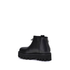 Botas de cano curto Alexander McQueen com plataforma