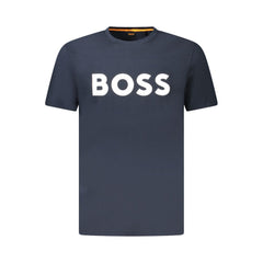 Camiseta Hugo Boss Azul Algodão