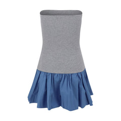 Vestido curto sem mangas Miu Miu