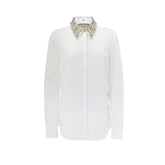 Gucci White Cotton Shirt