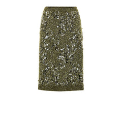 Gucci Green Viscose Skirt