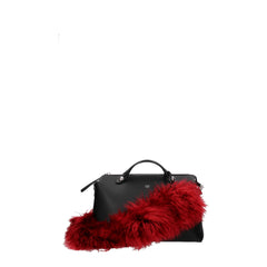 Fendi Red Leather Shoulder Bag