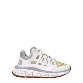 Versace White Leather Sneakers