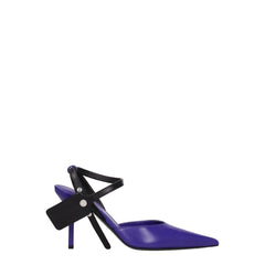 Off-White Purple Leather Sandal