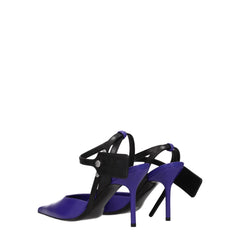 Off-White Purple Leather Sandal