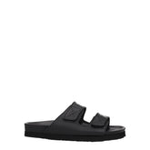 Palm Angels Black Leather Sandal