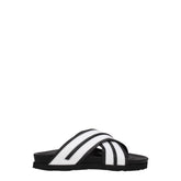 Palm Angels White Leather Slipper