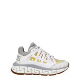Versace White Fabric Sneakers