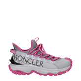 Moncler Gray Fabric Sneakers
