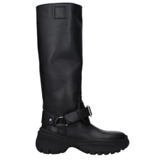 Burberry Black Leather Boot
