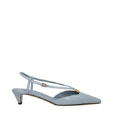 Fendi Light Blue Leather Sandal