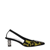 Tom Ford Yellow Satin Sandal