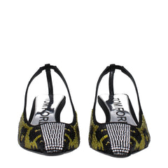 Tom Ford Yellow Satin Sandal