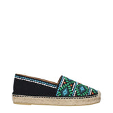 Prada Black Fabric Espadrille