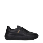 Versace Black Leather Sneakers