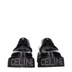 Celine Black Leather Formal Shoes