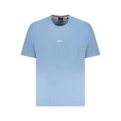 Hugo Boss Blue Cotton T-Shirt