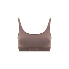 Tom Ford Modal bralette Top with jacquard logo