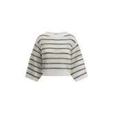 Brunello Cucinelli Sweater in perforated knit