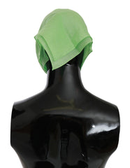 Cachecol de linho verde-maçã elegante Versace
