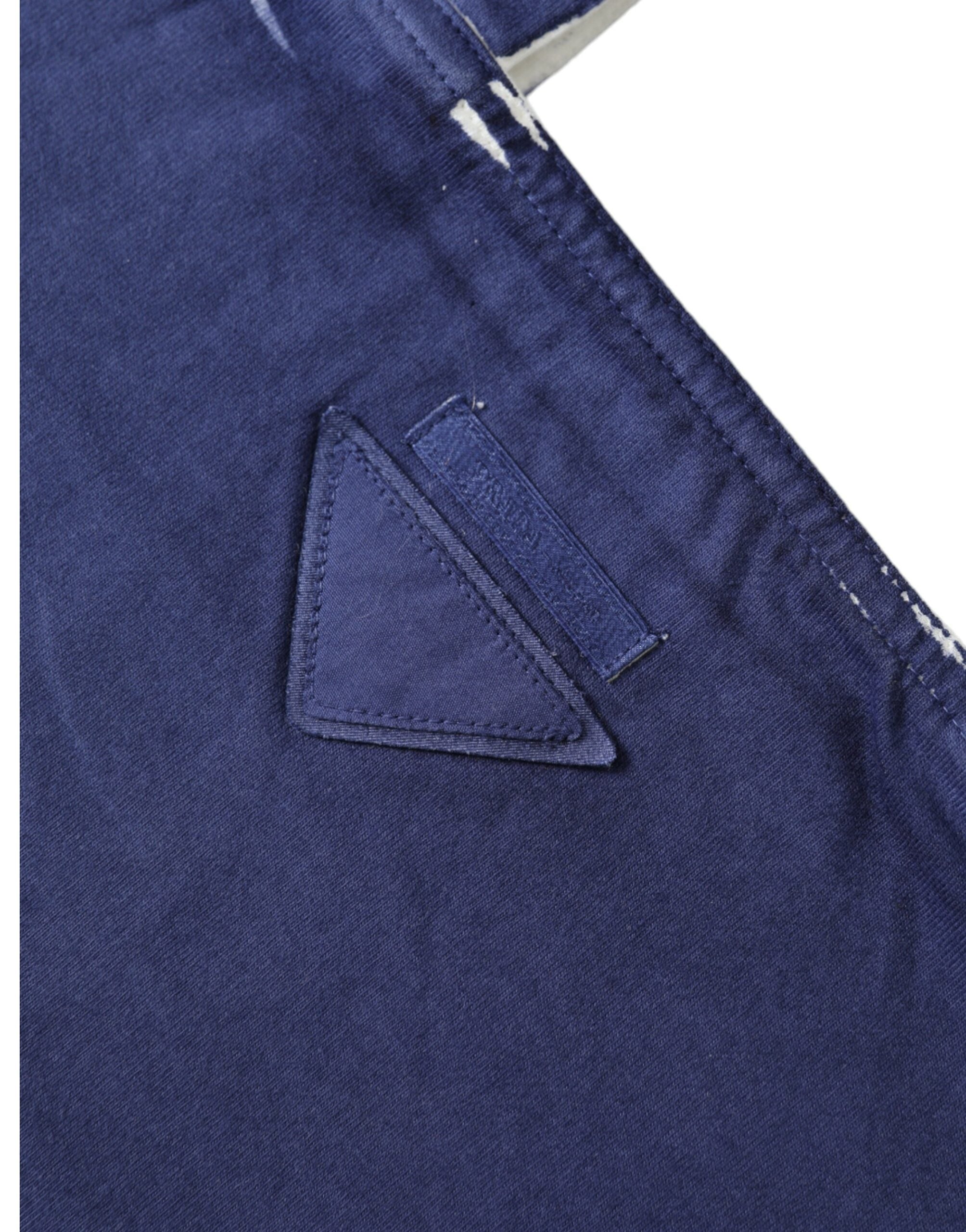 Bolsa tote azul elegante da Prada para passeios chiques