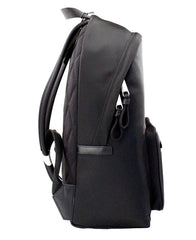 Mochila de nylon preta com carimbo da marca Burberry Abbeydale, bolsa de ombro para livros