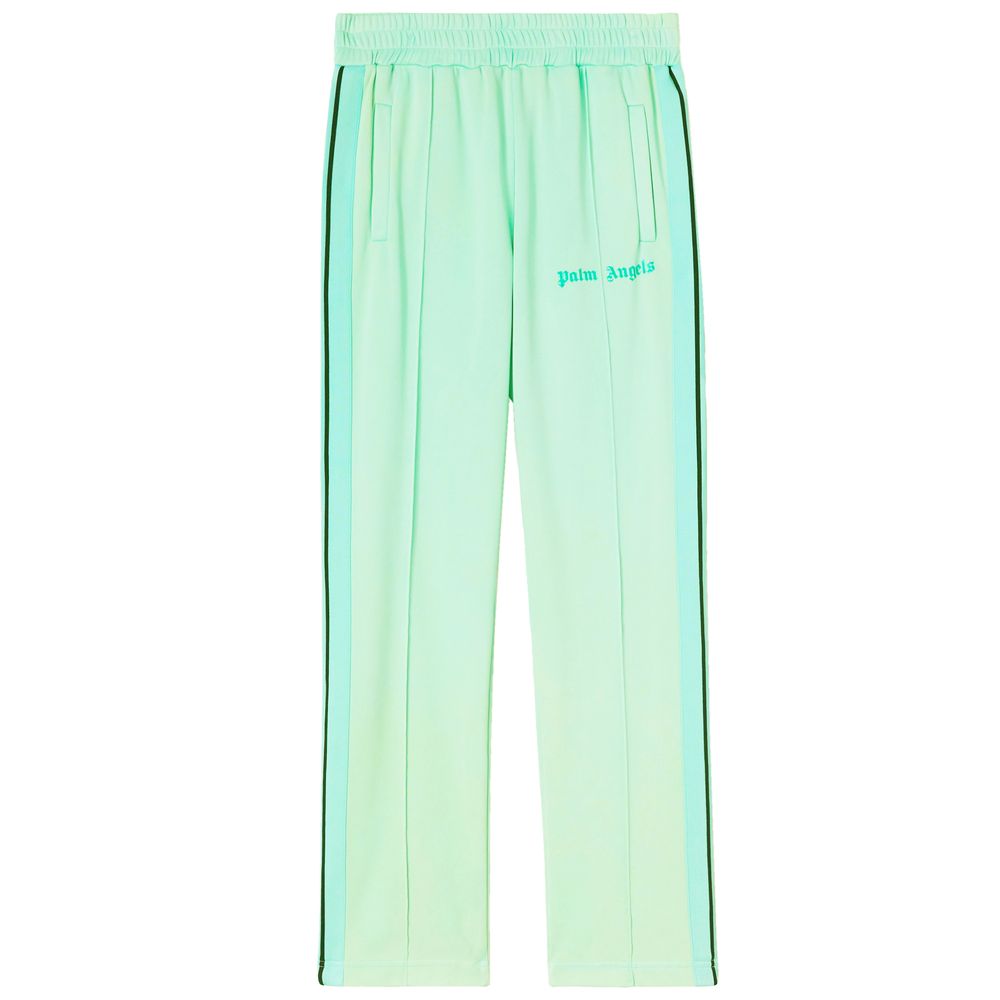 Calça jeans e calça de nylon verde Palm Angels