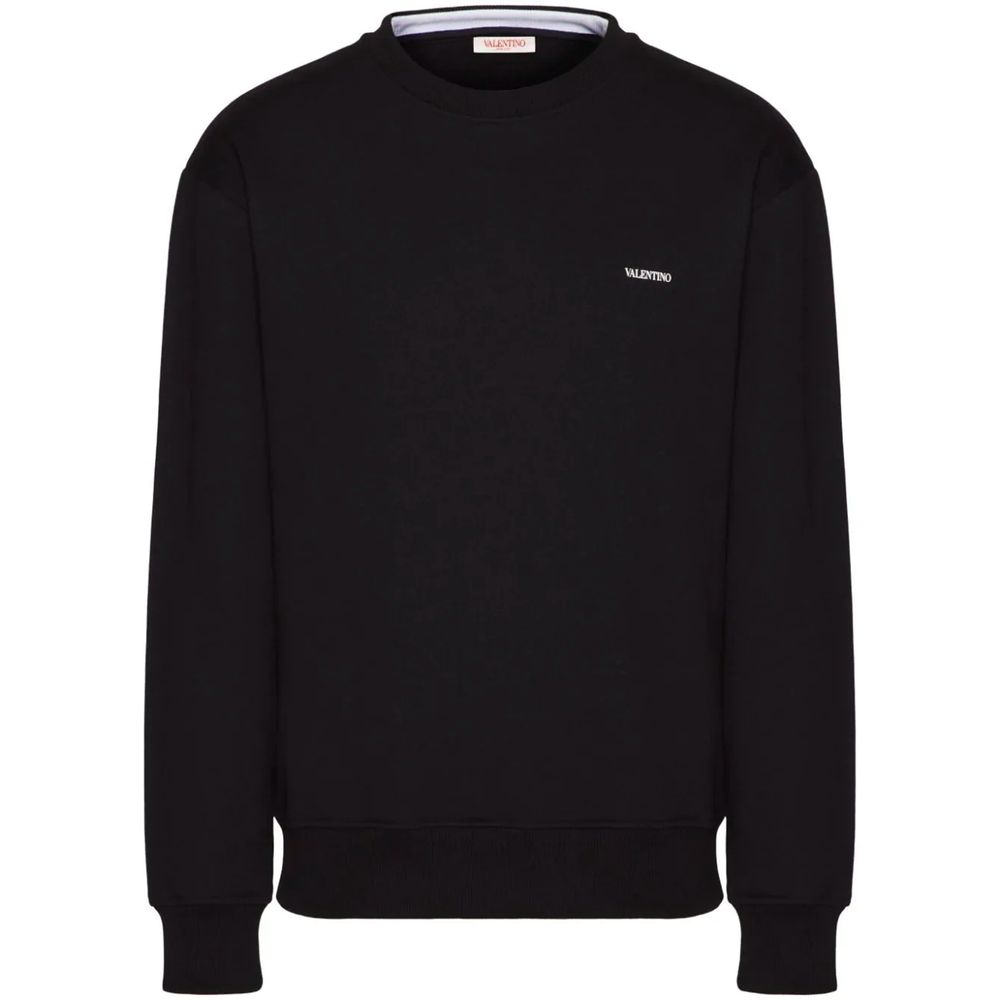 Suéter Valentino de algodão preto