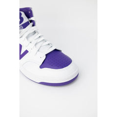 Tênis New Balance de couro roxo