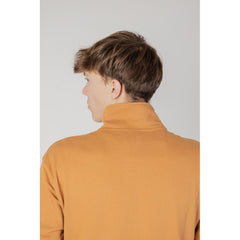 Suéter New Balance de algodão marrom