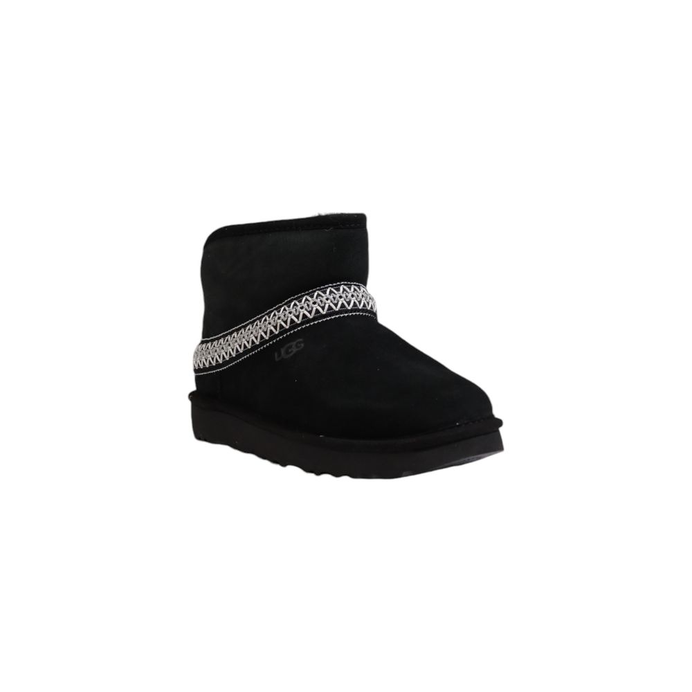 Bota de couro camurça preta UGG