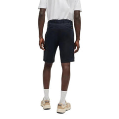 Bermuda Hugo Boss Azul Algodão