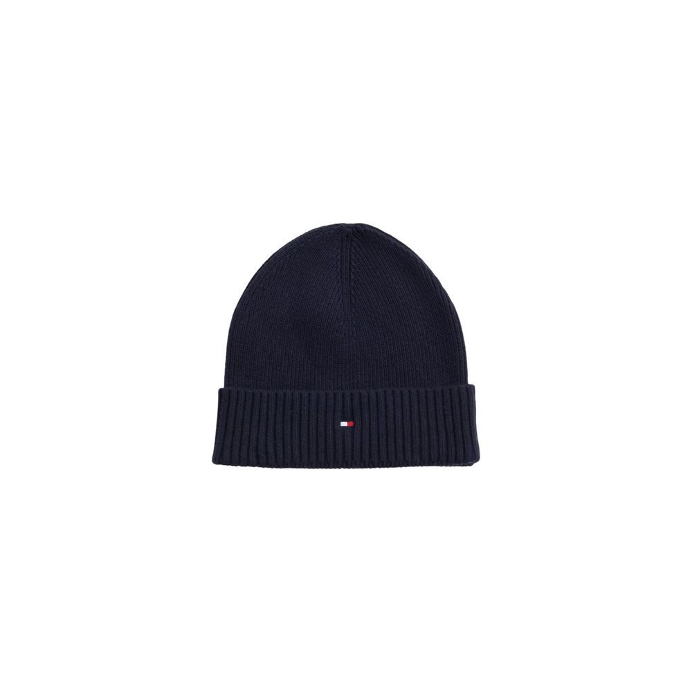 Cachecol de algodão azul Tommy Hilfiger