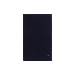 Cachecol de algodão azul Tommy Hilfiger