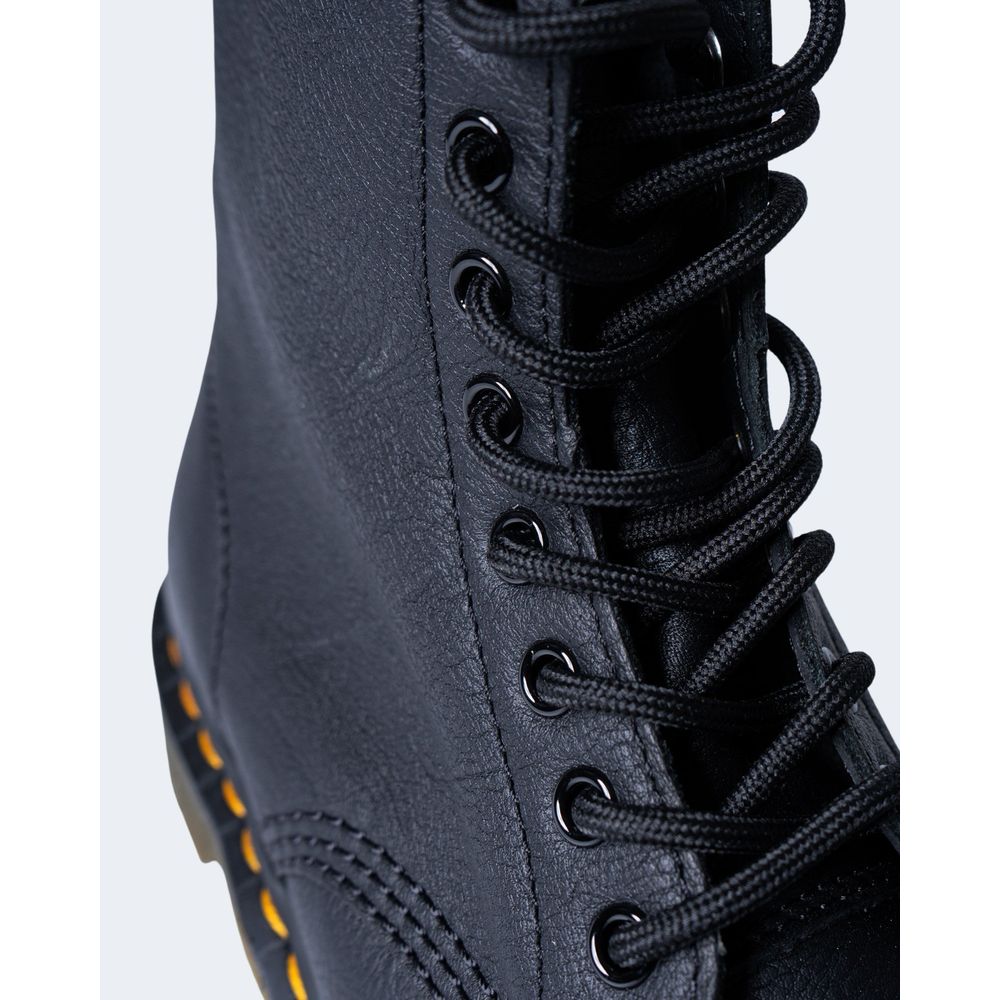 Bota de couro preta Dr. Martens