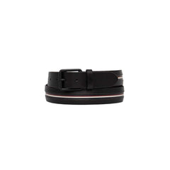 Cinto de couro preto Tommy Hilfiger