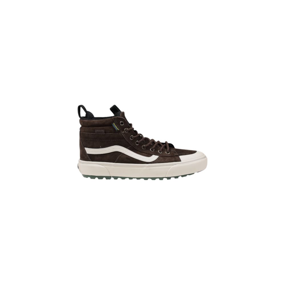 Tênis Vans de couro marrom