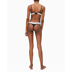 Calvin Klein Underwear Calcinha Preta de Algodão