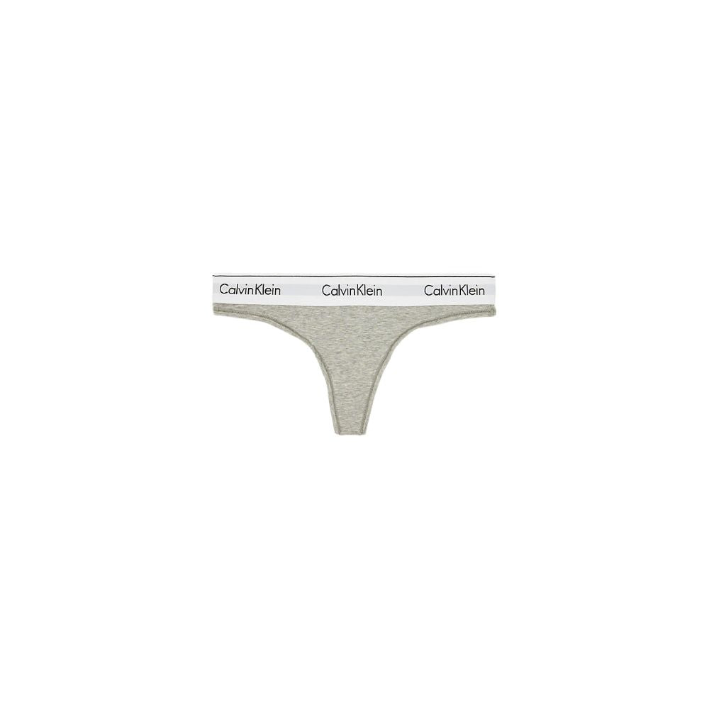 Calvin Klein Underwear Calcinha de Algodão Cinza