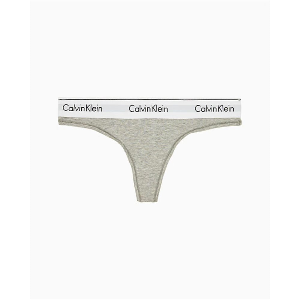 Calvin Klein Underwear Calcinha de Algodão Cinza