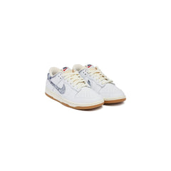 Nike Dunk Low Branco/Marinho Meia-Noite-Vermelho Academia-Vela