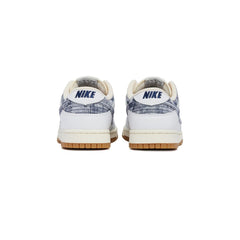 Nike Dunk Low Branco/Marinho Meia-Noite-Vermelho Academia-Vela