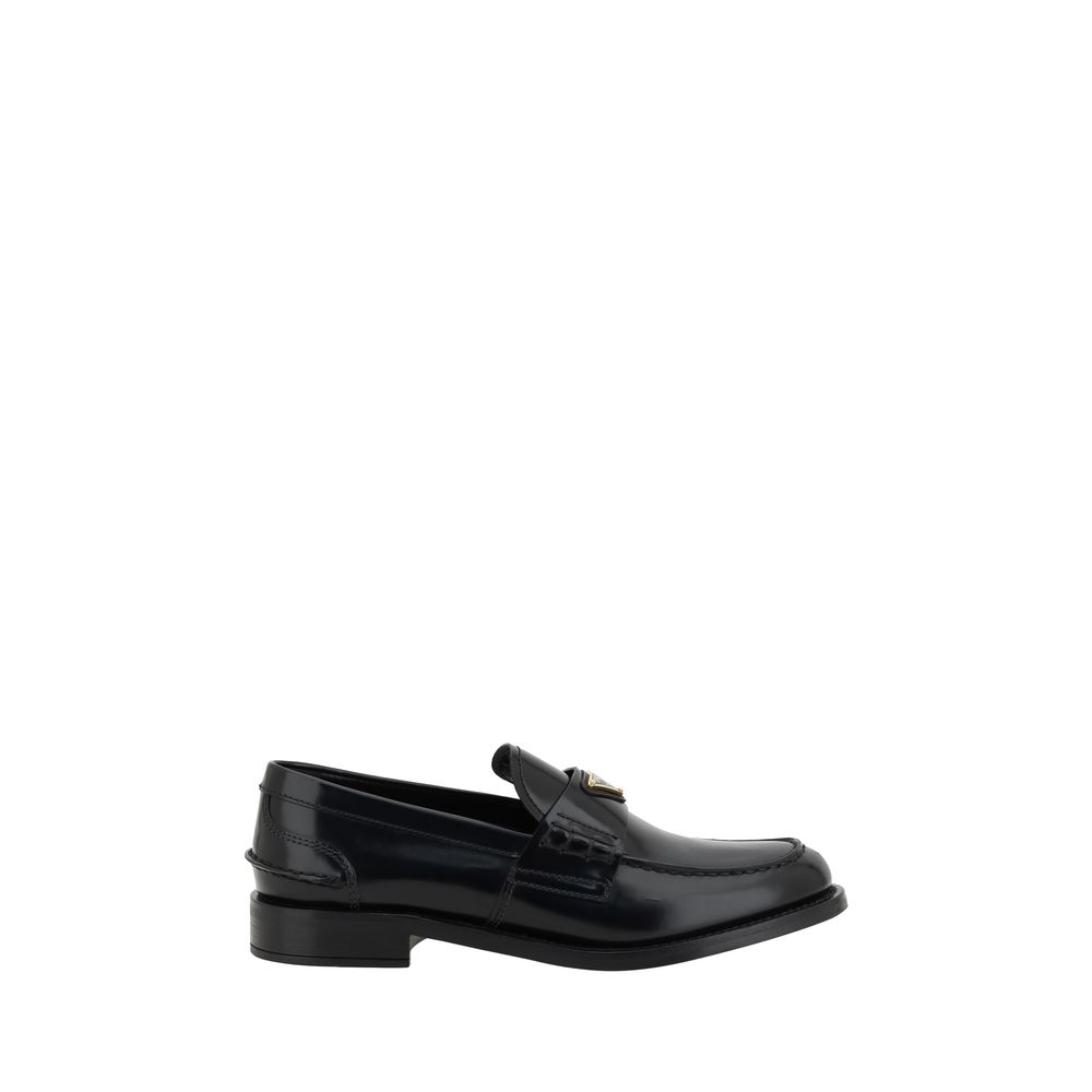 Mocassins com logotipo da Prada