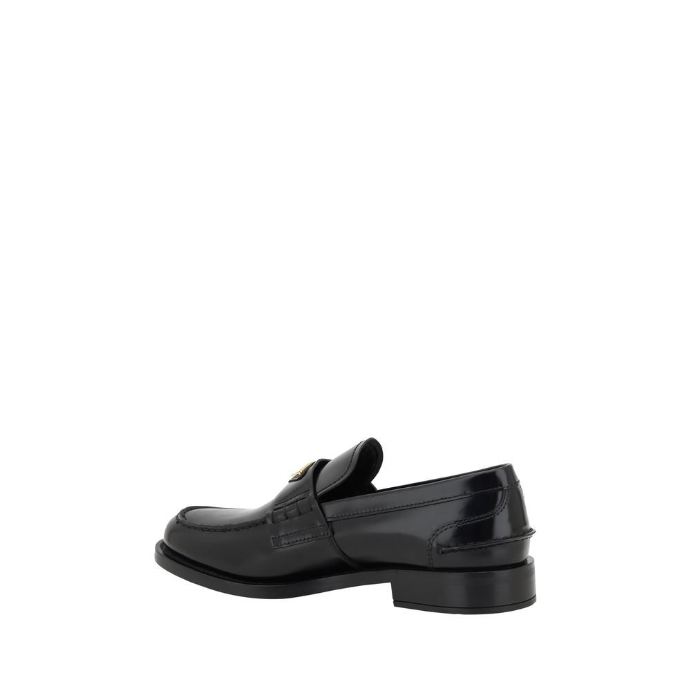 Mocassins com logotipo da Prada