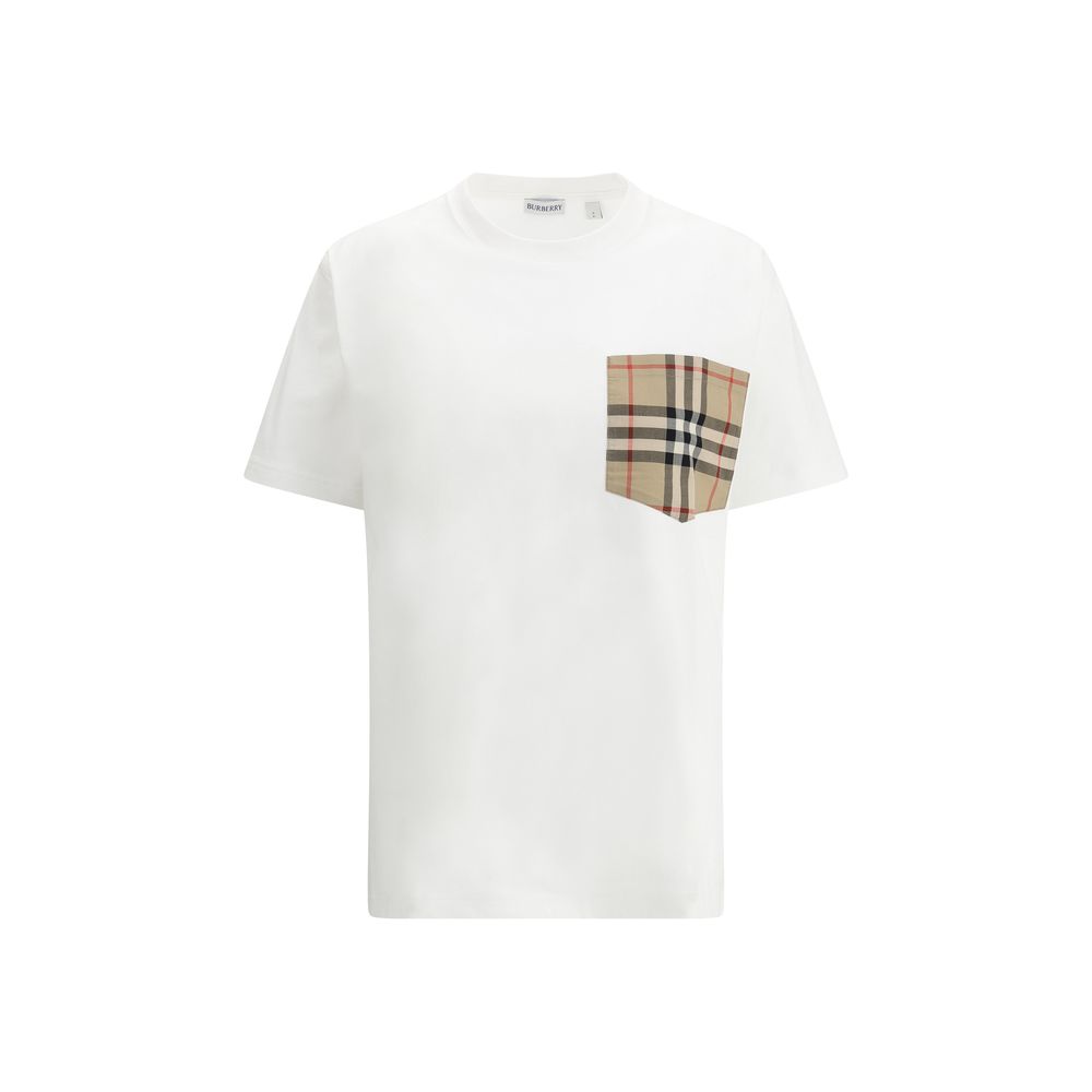 Camiseta Burberry Archive com bolso xadrez