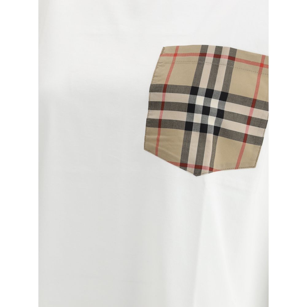 Camiseta Burberry Archive com bolso xadrez