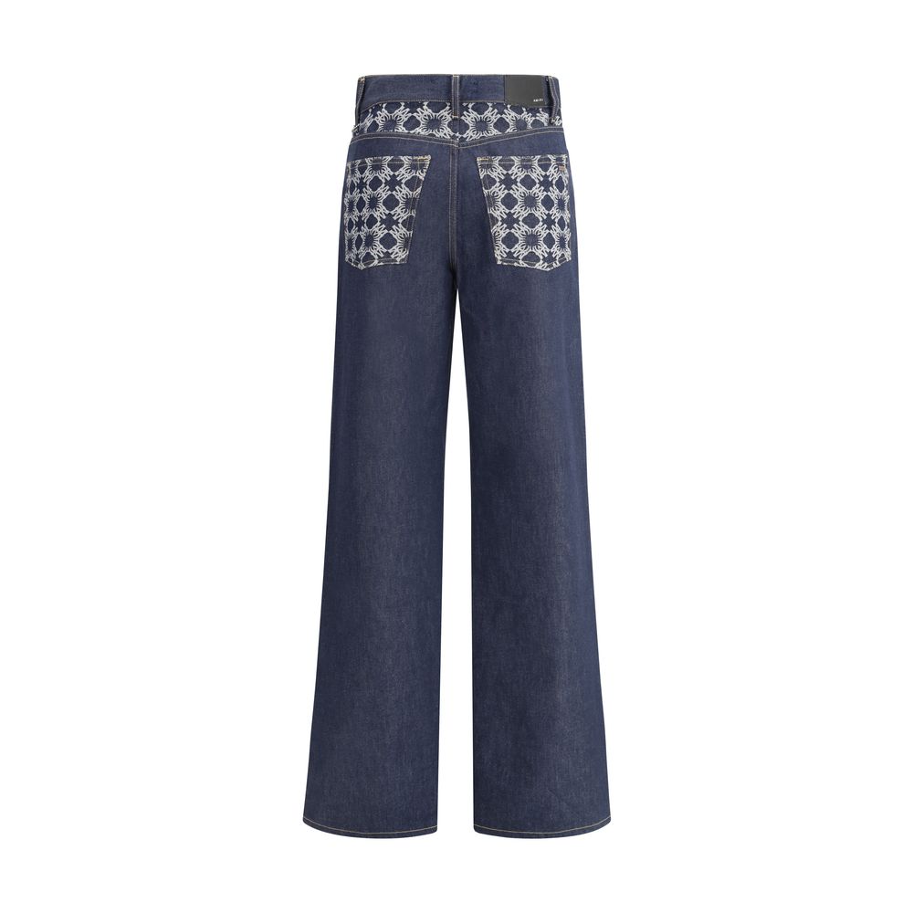 Calça Jeans Amiri perna larga