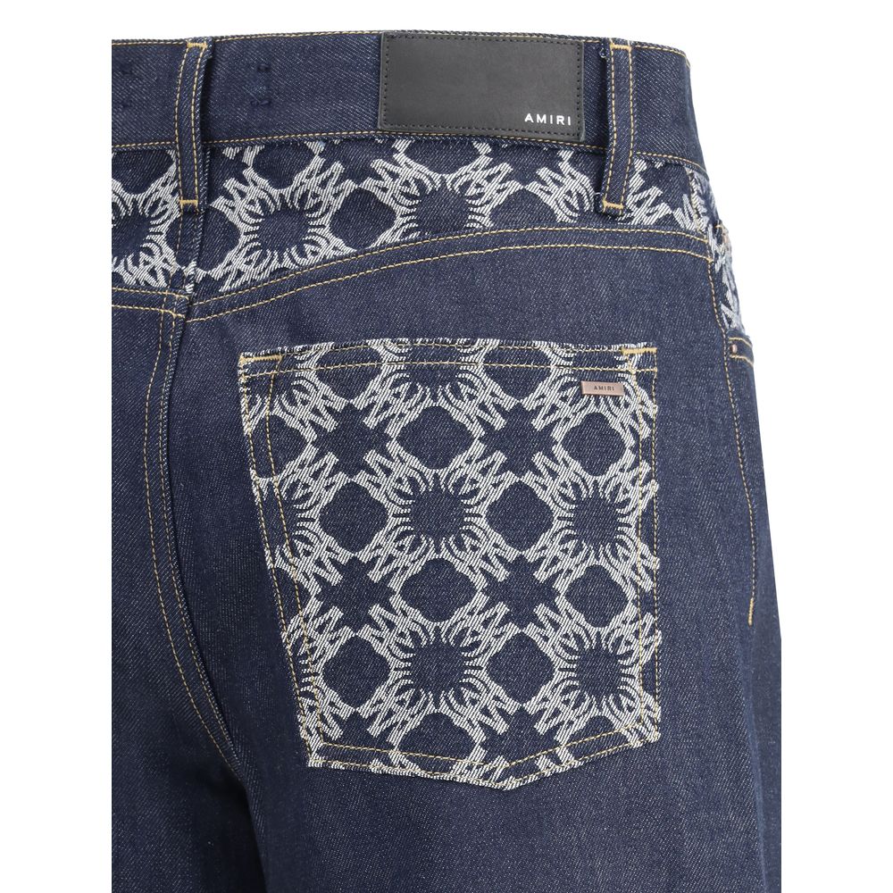 Calça Jeans Amiri perna larga